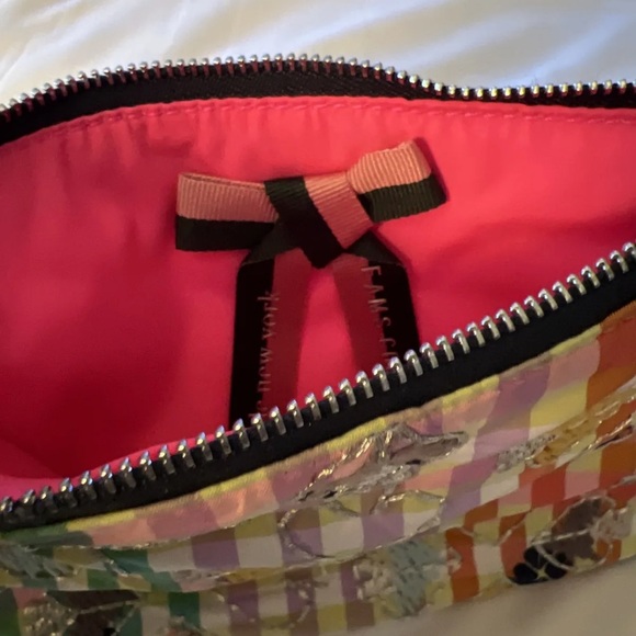 Kate Spade New York x Beams Bella Plaid Pouch Wristlet - Picture 6 of 8